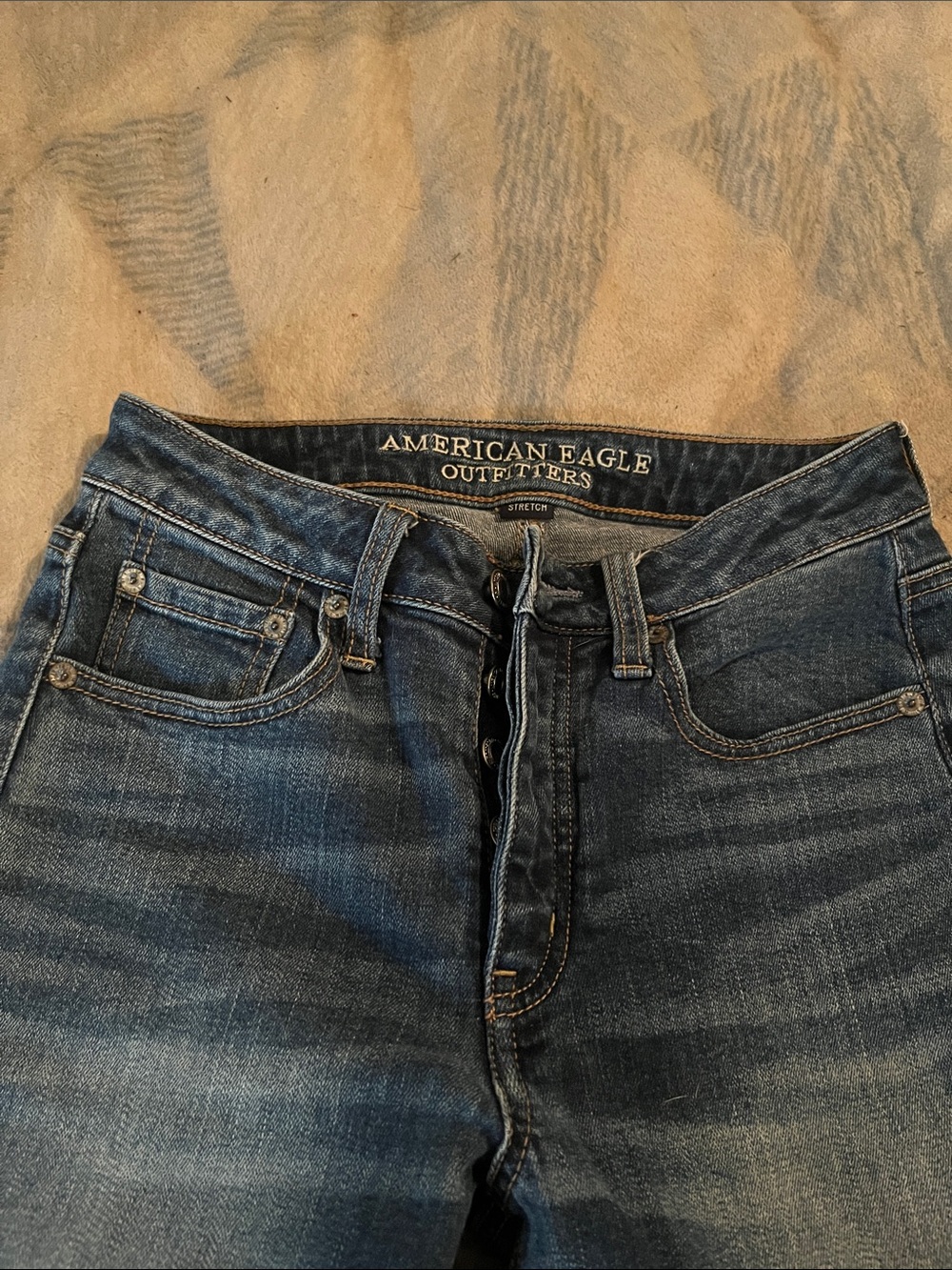 American Eagle Outfitters Vintage Hi-Rise Button-Fly Jeans